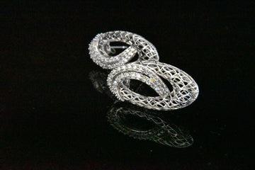 Diamond Earrings in 14KWG - 0.50ct