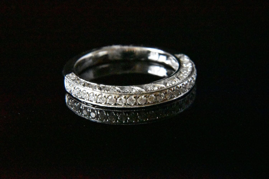 Diamond Band in 14KWG - White Diamonds: 0.68ct