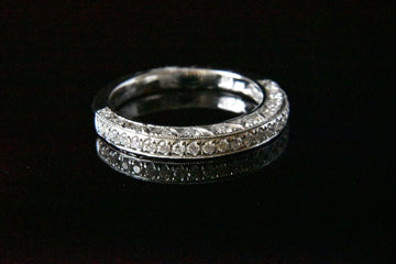 Diamond Band in 14KWG - White Diamonds: 0.68ct