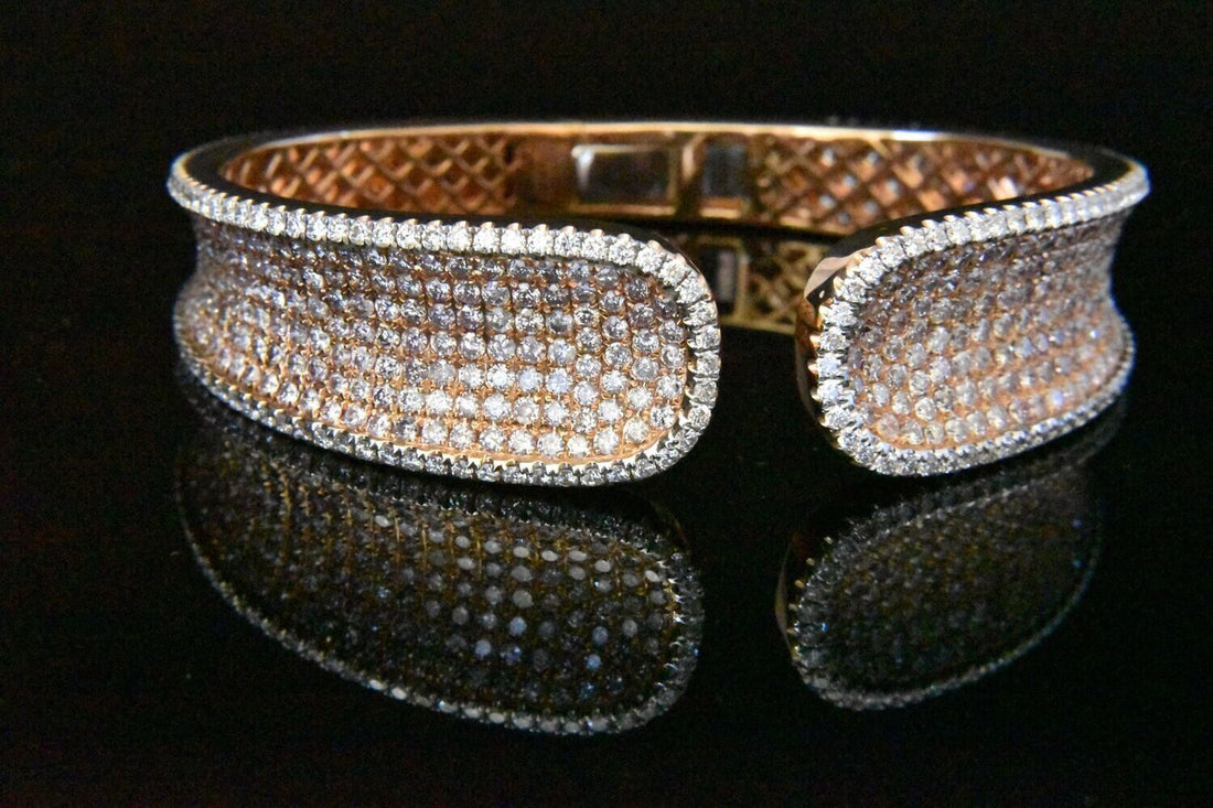 Natural Pink Diamond Bracelet in 18KRG
