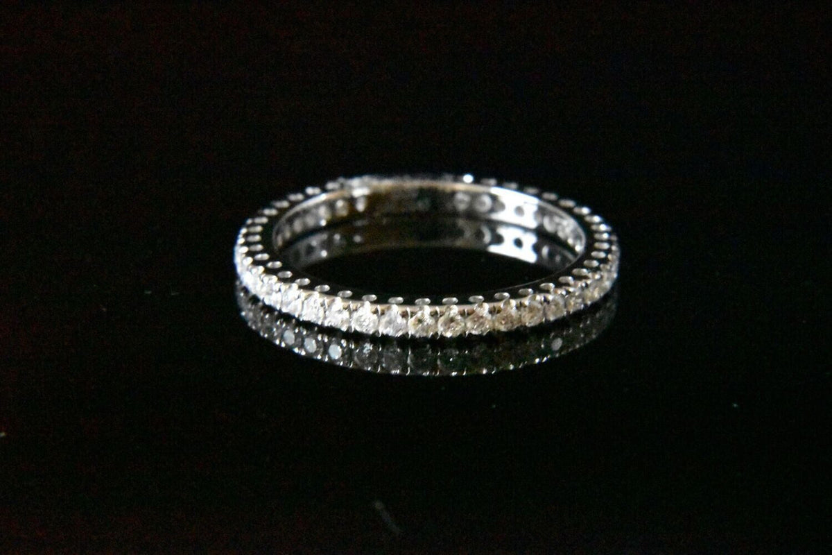Diamond Eternity Band in 14KWG – White Diamonds: 0.45Ct