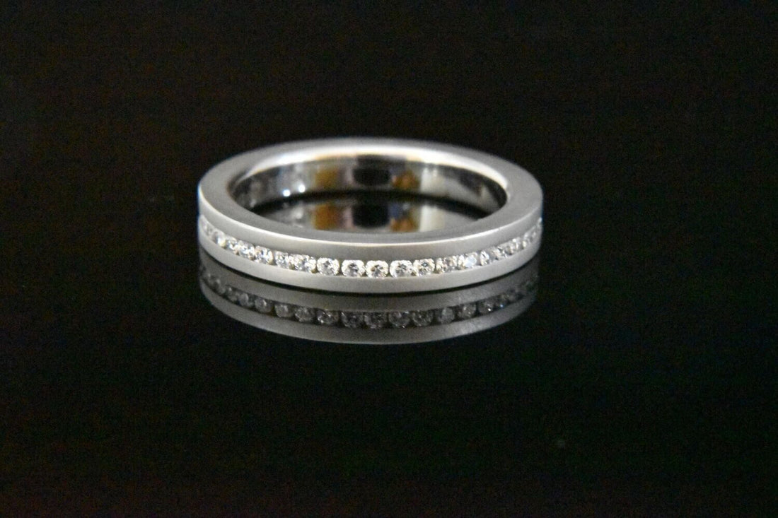 Eternity Band in Platinum – White Diamonds: 0.47ct