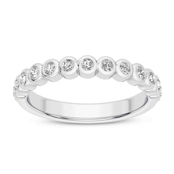 14K White Gold Diamond Ring