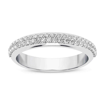 14K White Gold Diamond Ring