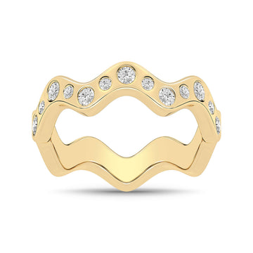 14K Yellow Gold Diamond Ring