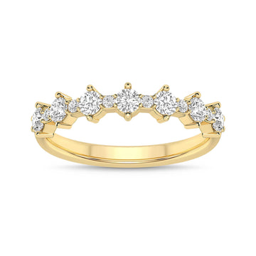 14K Yellow Gold Diamond Ring