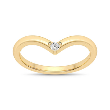14K Yellow Gold Diamond Ring