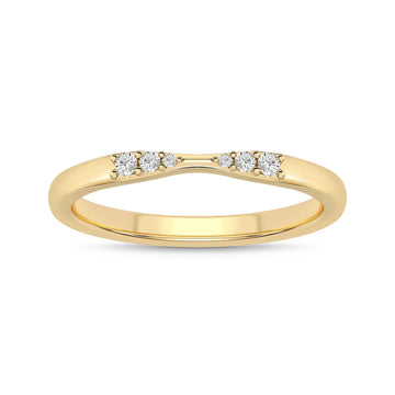 14K Yellow Gold Diamond Ring
