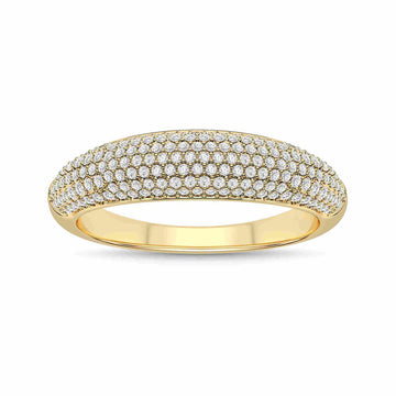 14K Yellow Gold Diamond Ring
