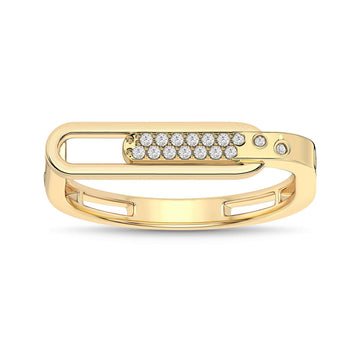 14K Yellow Gold Diamond Ring