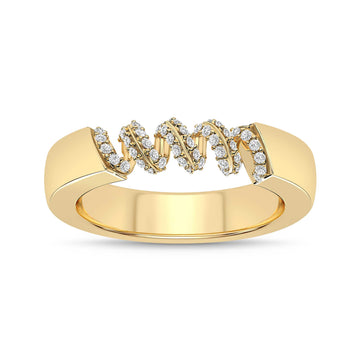 14K Yellow Gold Diamond Ring